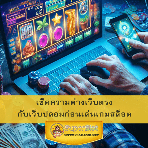 เช็คความต่างเว็บตรงกับเว็บปลอมก่อนเล่นเกมสล็อต