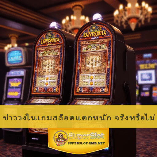ข่าววงในเกมสล็อตแตกหนัก จริงหรือไม่