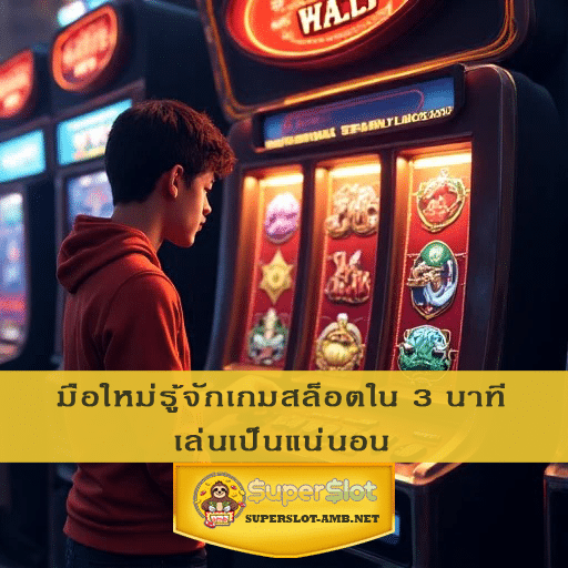 มือใหม่รู้จักเกมสล็อตใน 3 นาที เล่นเป็นแน่นอน