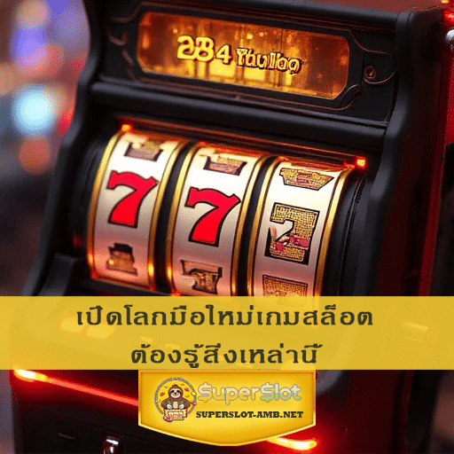 เปิดโลกมือใหม่เกมสล็อต ต้องรู้สิ่งเหล่านี้