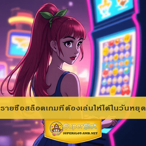 รายชื่อสล็อตเกมที่ต้องเล่นให้ได้ในวันหยุด